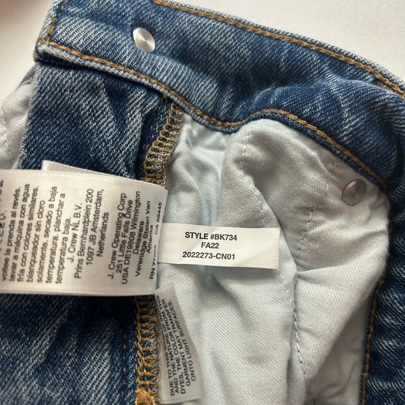 J. Crew High-rise full-length flare‎ jean in Medium Indigo wash - Picture 7 of 8